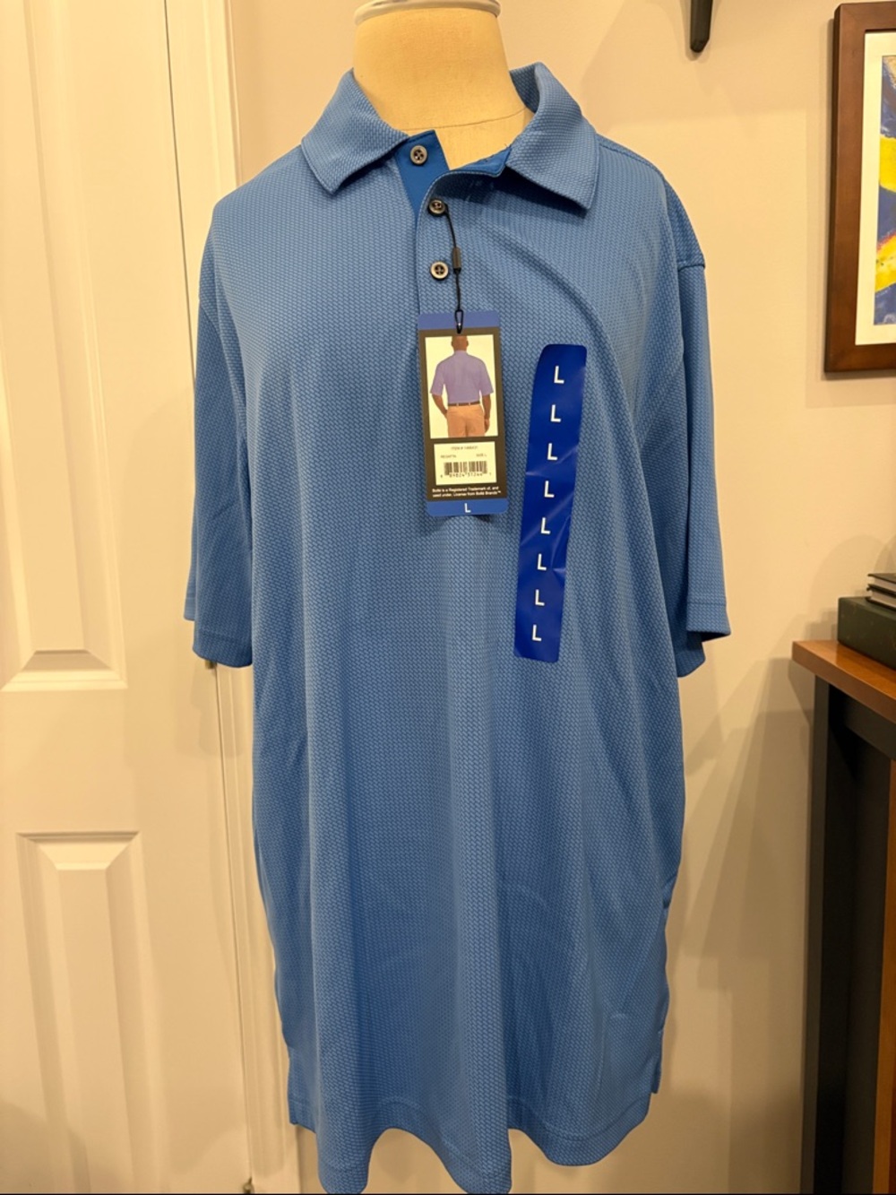bolle Men's Performance Polo in Light Blue